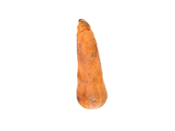 Морква Ізольована Білому Тлі — стокове фото