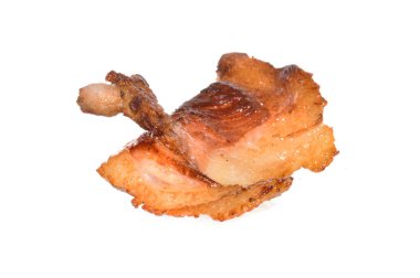 izole üzerinde beyaz arka plan domuz yağı