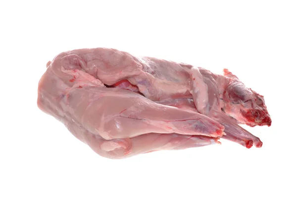 Νωπό Κρέας Που Απομονώνεται Λευκό Φόντο — Φωτογραφία Αρχείου