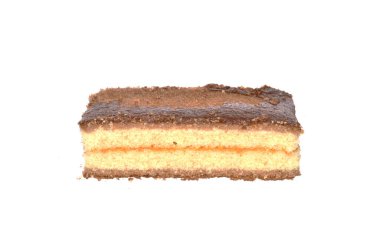 Beyaz arkaplanda izole edilmiş çerezler