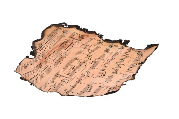 Beyaz arka plan üzerinde izole müzik notlar