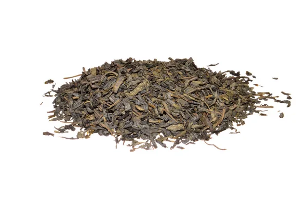Green Tea Isolated White Background — Stock Photo, Image
