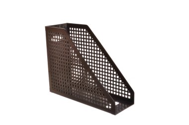 Kağıt standı beyaz arkaplanda izole