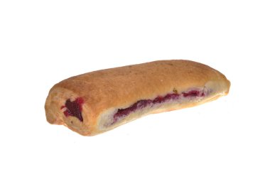 Beyaz arkaplanda izole edilmiş çerezler