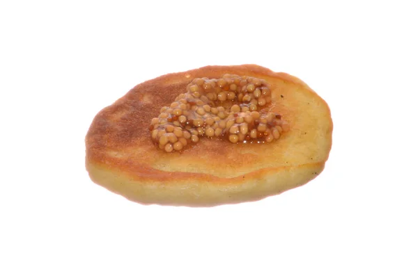 Pannenkoeken Geïsoleerd Witte Achtergrond — Stockfoto