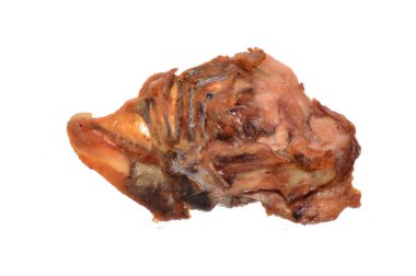 Beyaz arka planda izole edilmiş tavuk eti