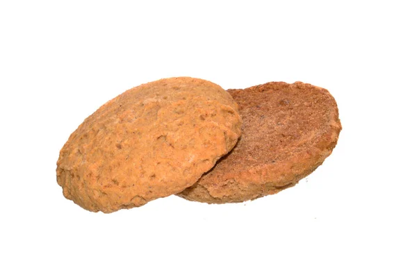 쿠키는 배경에서 고립되었다 — 스톡 사진