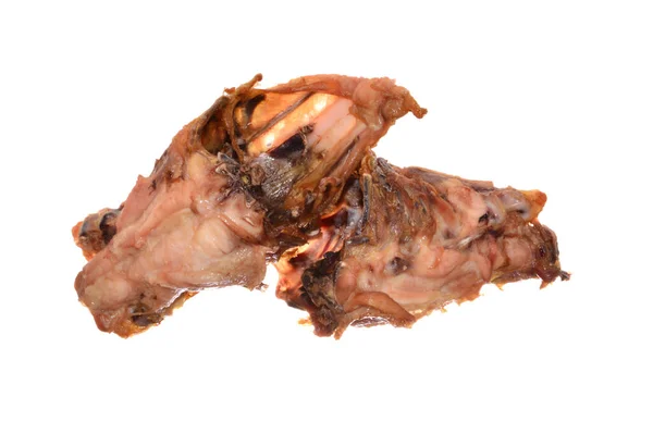 Hühnerfleisch Isoliert Auf Weißem Hintergrund — Stockfoto