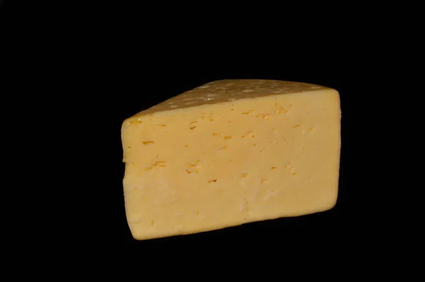 Formaggio Isolato Sfondo Bianco — Foto Stock