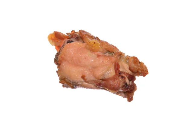 Hühnerfleisch Isoliert Auf Weißem Hintergrund — Stockfoto