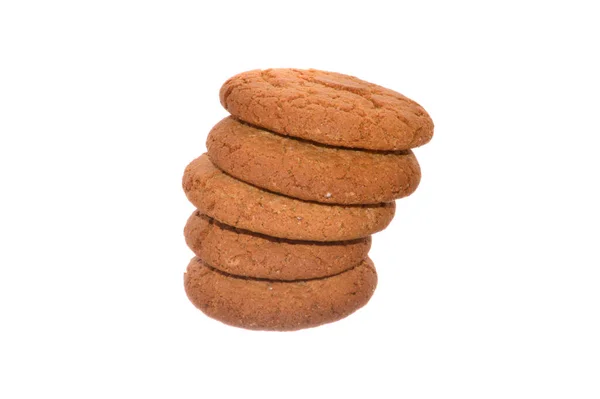 Печиво Ізольоване Білому Фоні — стокове фото