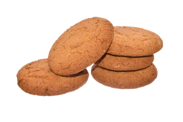 Cookie Geïsoleerd Witte Achtergrond — Stockfoto