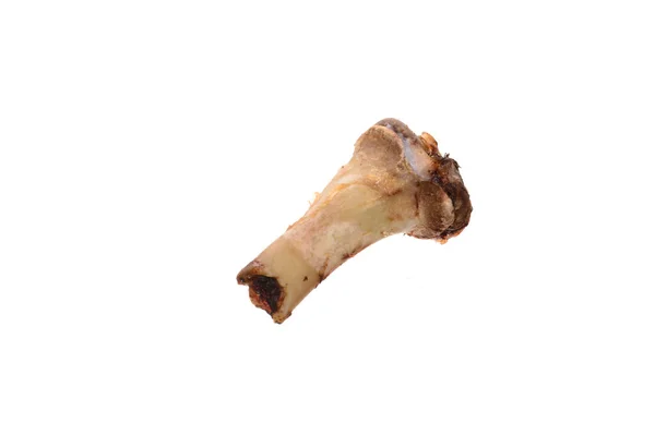 Pork Bone Isolated White Background Close — Stock Photo, Image