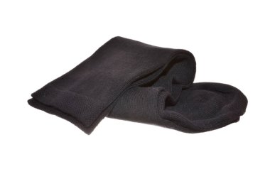 Beyaz arkaplanda izole çoraplar