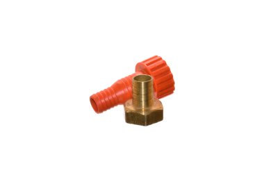 beyaz arkaplanda izole edilmiş hortum