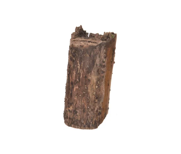 Beyaz Arkaplanda Yakacak Odun — Stok fotoğraf