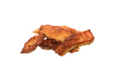 beyaz arka plan üzerinde izole kızarmış et