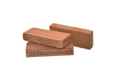 Beyaz arkaplanda izole edilmiş çerezler