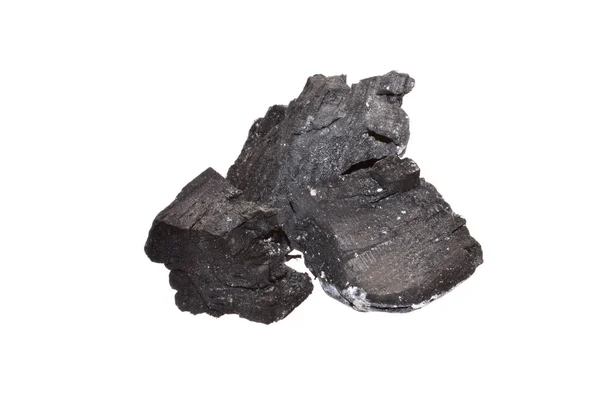 Kohle Isoliert Auf Weißem Hintergrund — Stockfoto