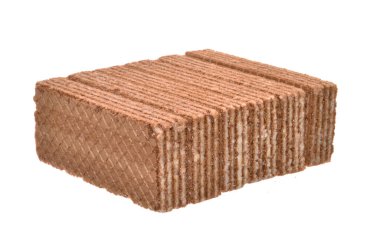 Beyaz arkaplanda izole edilmiş çerezler