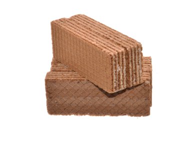 Beyaz arkaplanda izole edilmiş çerezler