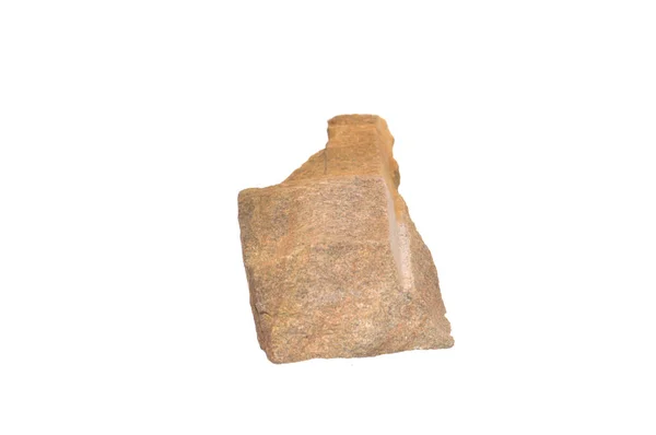Камень Изолирован Белом Фоне — стоковое фото
