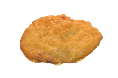 Beyaz arka plan üzerinde izole et patty