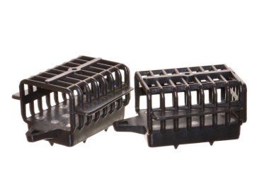 Beyaz Arkaplan 'da balıkçılık müdahalesi izole edildi