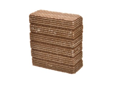 Beyaz arkaplanda izole edilmiş çerezler