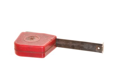 Beyaz arkaplanda izole edilmiş çilingir aracı