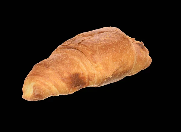 Croissant Isolerad Vit Bakgrund — Stockfoto