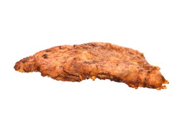 beyaz arka plan üzerinde izole kızarmış et