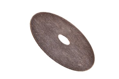 Beyaz arkaplanda izole edilmiş disk kesme
