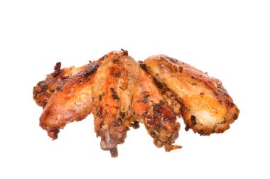 beyaz arka plan üzerinde izole kızarmış et