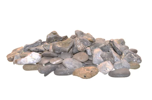 Камни Изолированы Белом Фоне — стоковое фото
