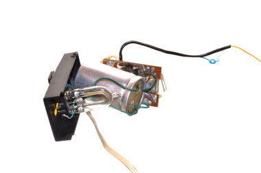 radyo bileşeni beyaz arkaplanda izole edildi