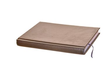 Beyaz arkaplanda izole edilmiş kitap