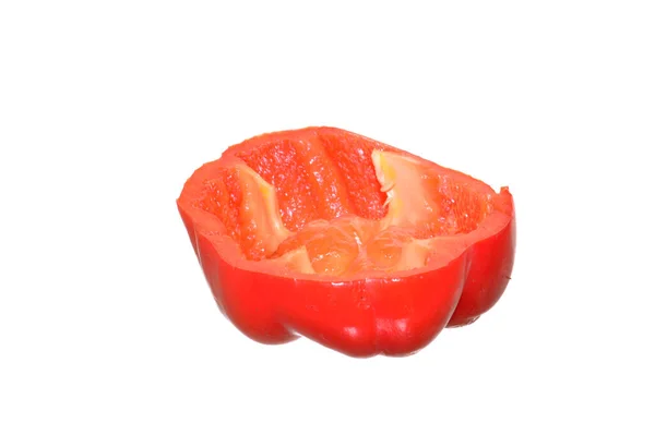 Bell Pepper Isolated White Background — Stock Photo, Image