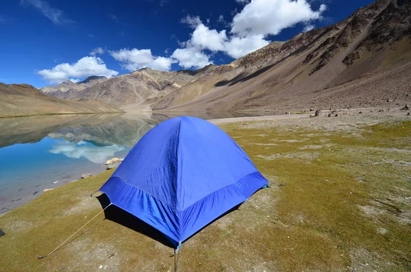 Camping i Himalaya — Stockfoto