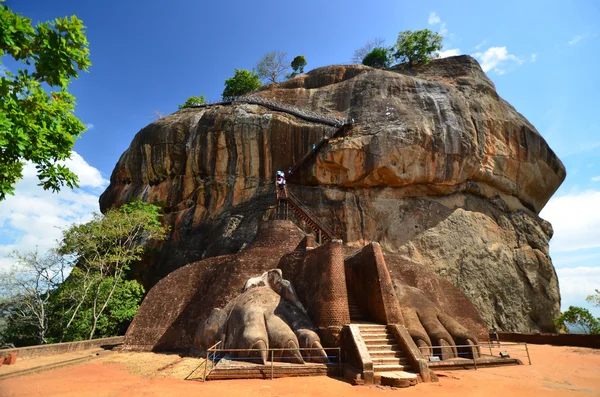 Burcht op Sigiriya rots Fort — Stockfoto