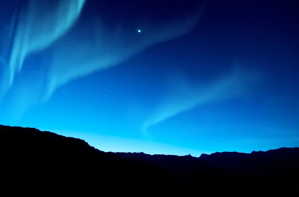 Luci del Nord in Alaska — Foto Stock