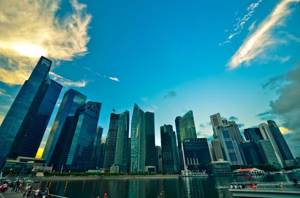 Modern Singapore skyline — Stock Photo, Image