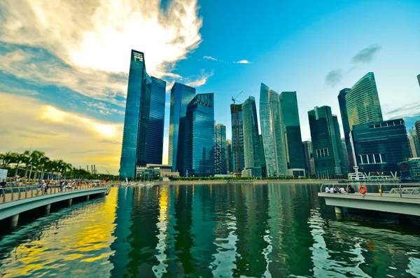 Skyline von Singapore — Stockfoto