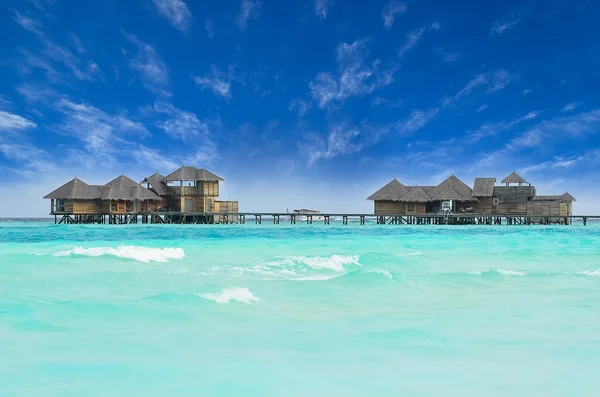 Water villa house in Maldives — Stock Photo, Image