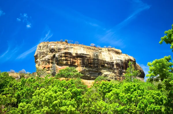 斯里兰卡的Sigiriya Rock — 图库照片