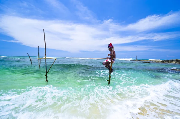 Balıkçılar benzersiz tarzı balıkçılık — Stok fotoğraf