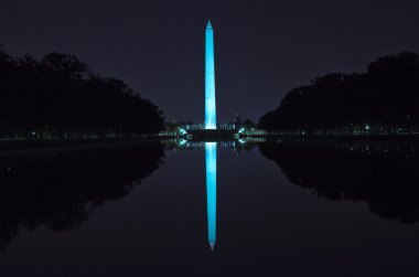Washington Anıtı, gece