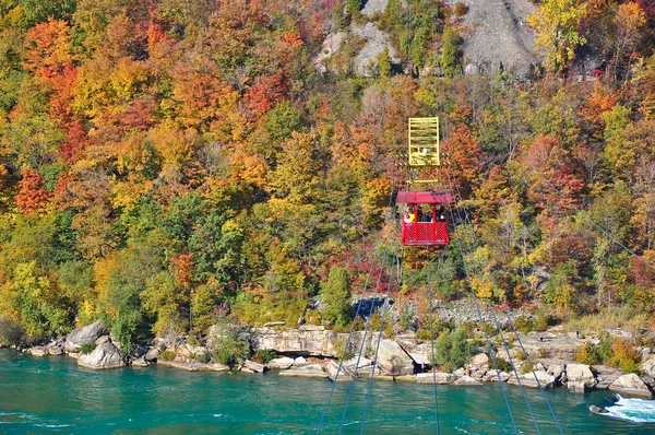 Cableway above water — Stock Photo, Image