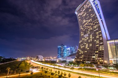 Singapur 'daki Marina Körfezi Kumları