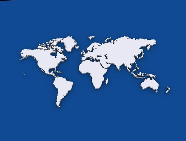 세계 지도 — 스톡 사진
